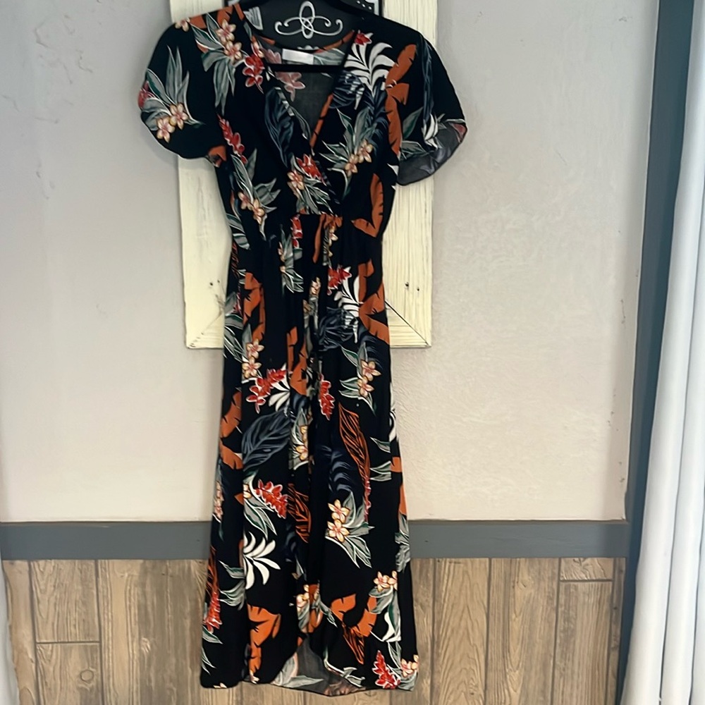Hi Low Floral Dress